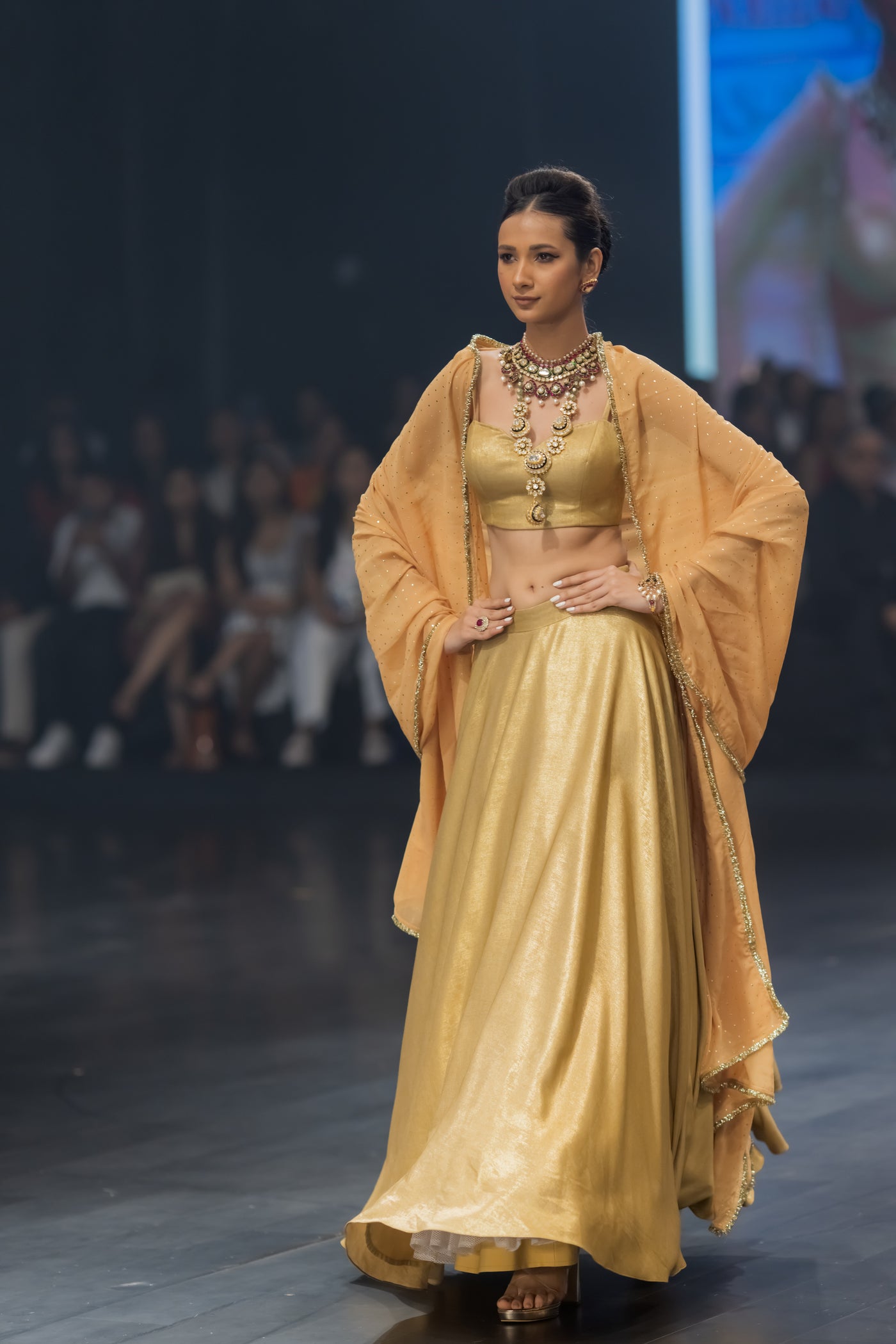 Enchanted Gold Lehenga Set