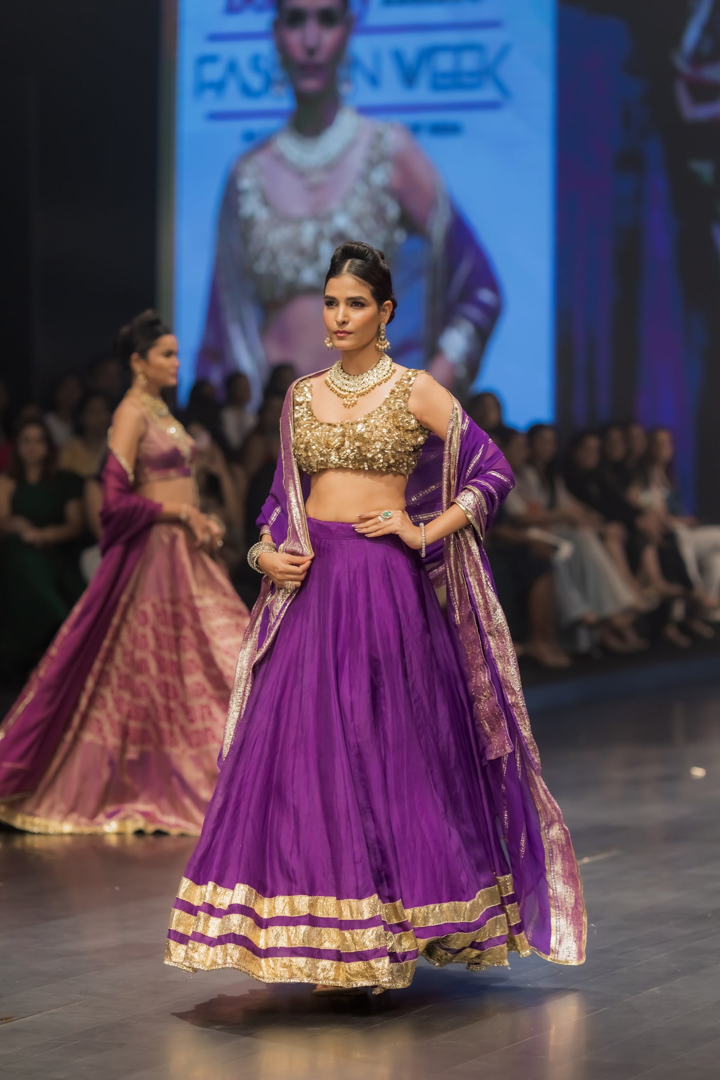 Royal Amethyst Lehenga Set