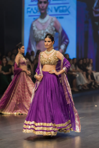 Royal Amethyst Lehenga Set