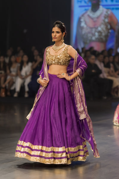 Royal Amethyst Lehenga Set