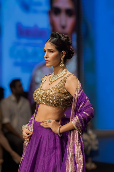 Royal Amethyst Lehenga Set