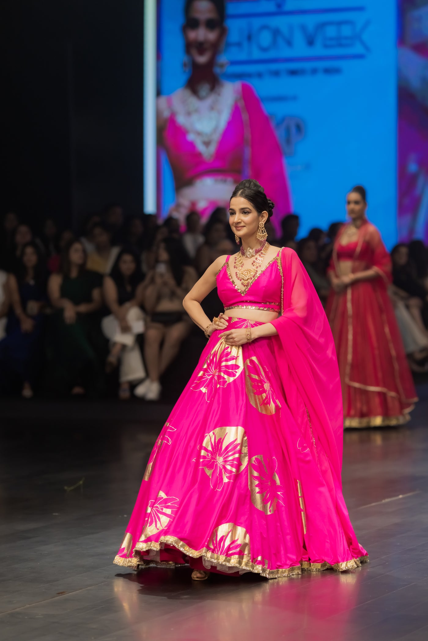 Grand Fuchsia Lehenga Set