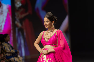 Grand Fuchsia Lehenga Set