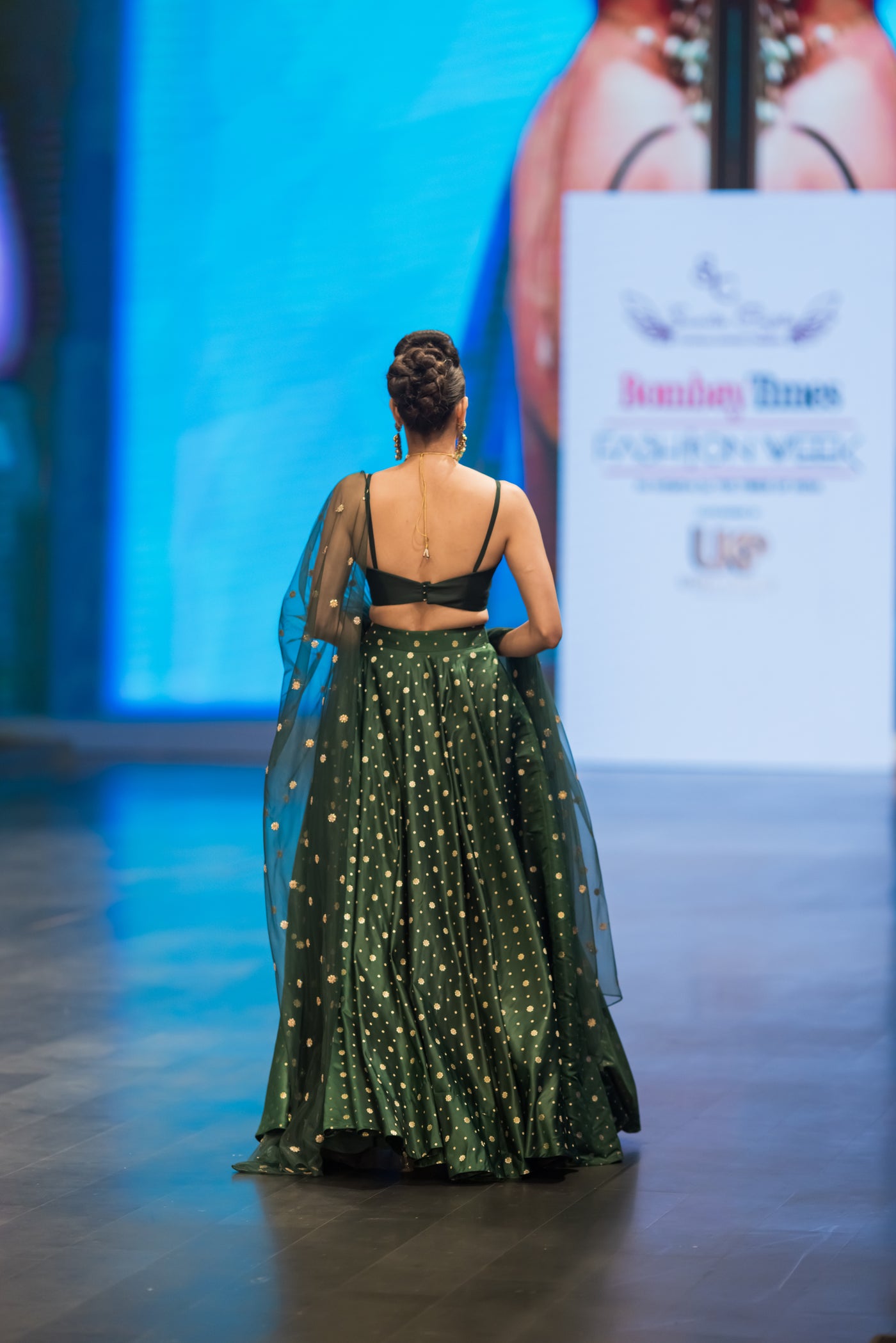 Emerald Brocade Royale Lehenga Set