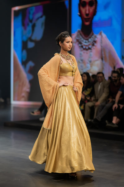 Enchanted Gold Lehenga Set