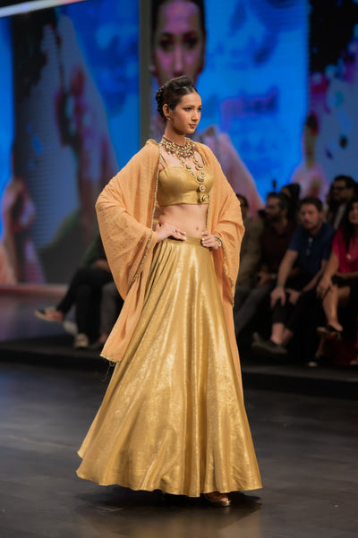 Enchanted Gold Lehenga Set