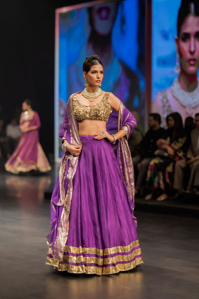 Royal Amethyst Lehenga Set