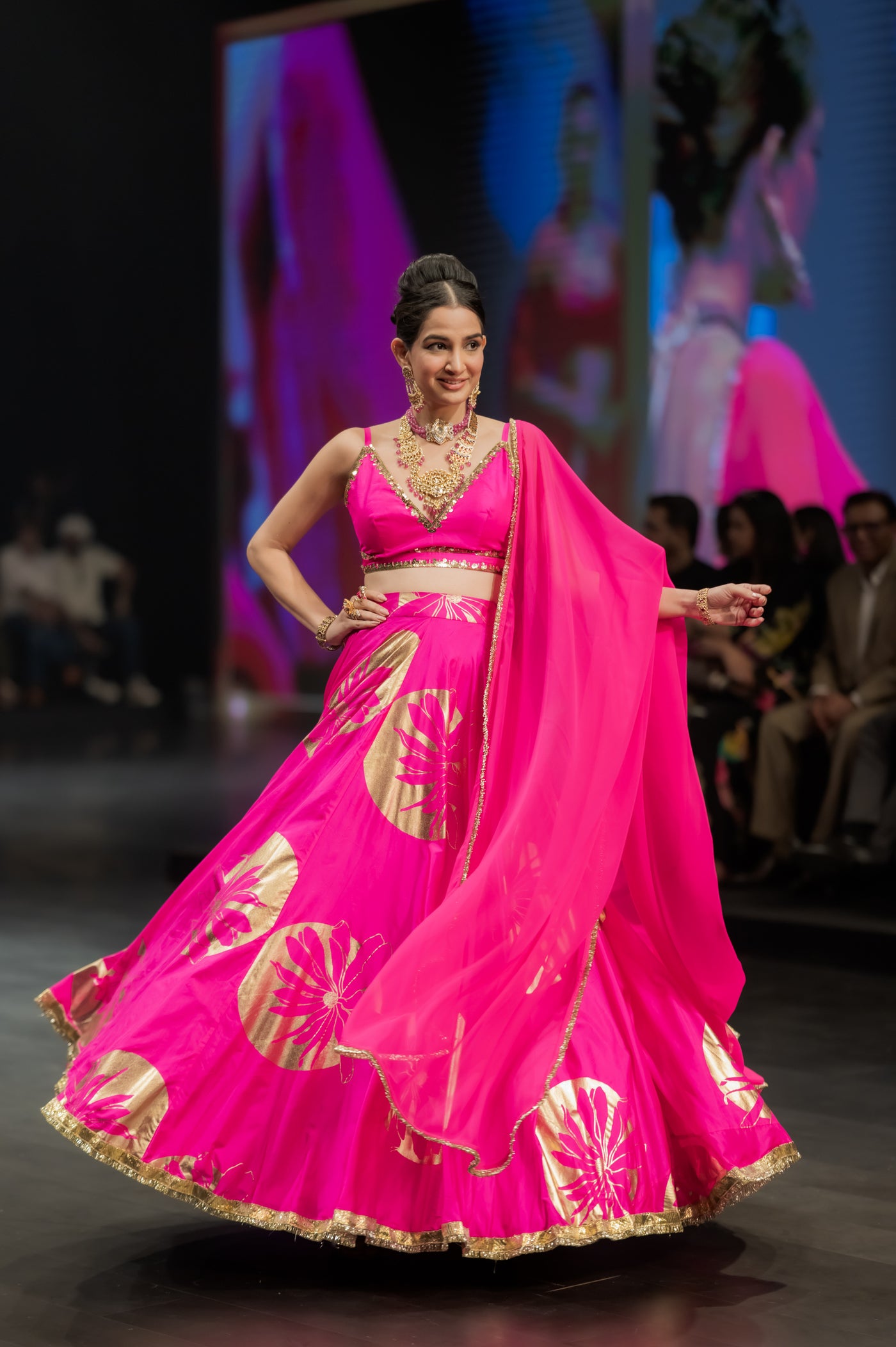 Grand Fuchsia Lehenga Set