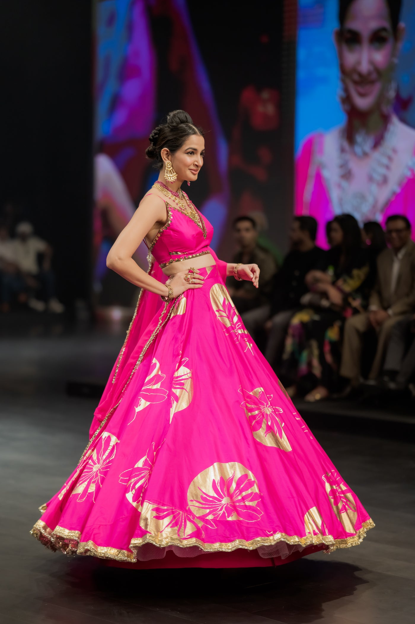 Grand Fuchsia Lehenga Set