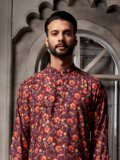 The Nature and Floral Printed Kurta