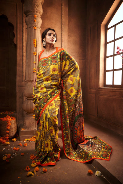 The Vighnahara Ganpathi saree