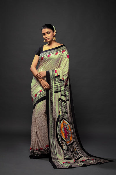 Goddess Laxmi Mandala Saree